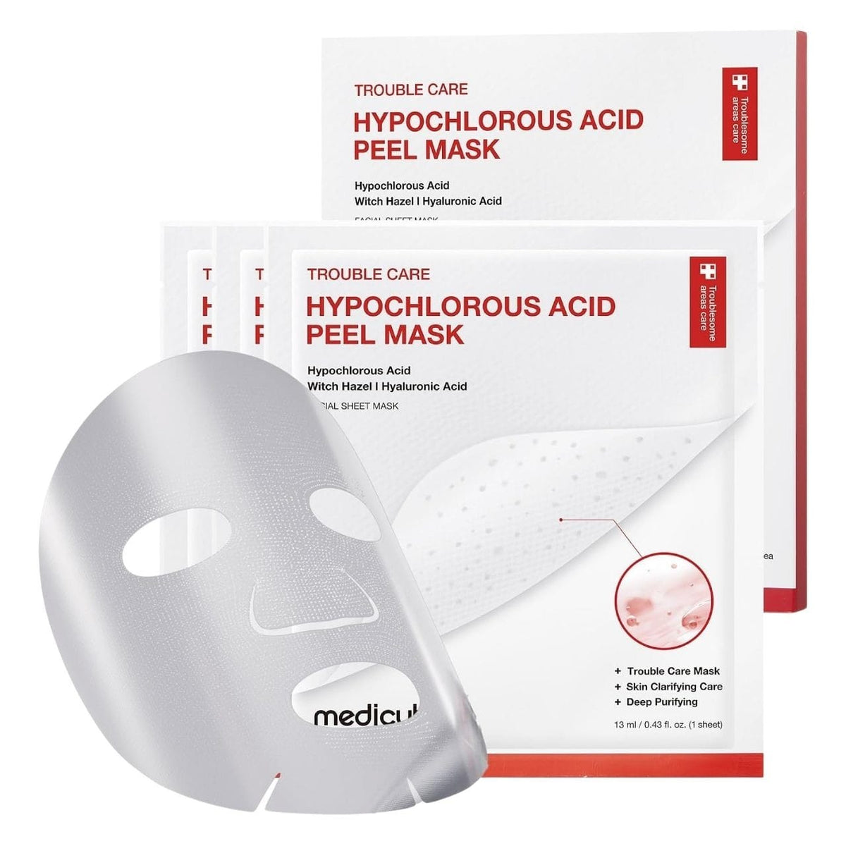 Medicube Hypochlorous Acid Peel Mask - 3 Pieces