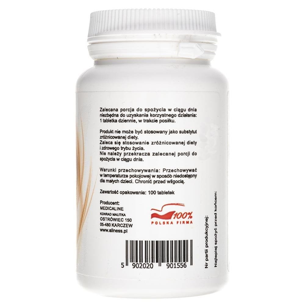 Aliness Chelated Zinc Diglycinate 15 mg - 100 Tablets