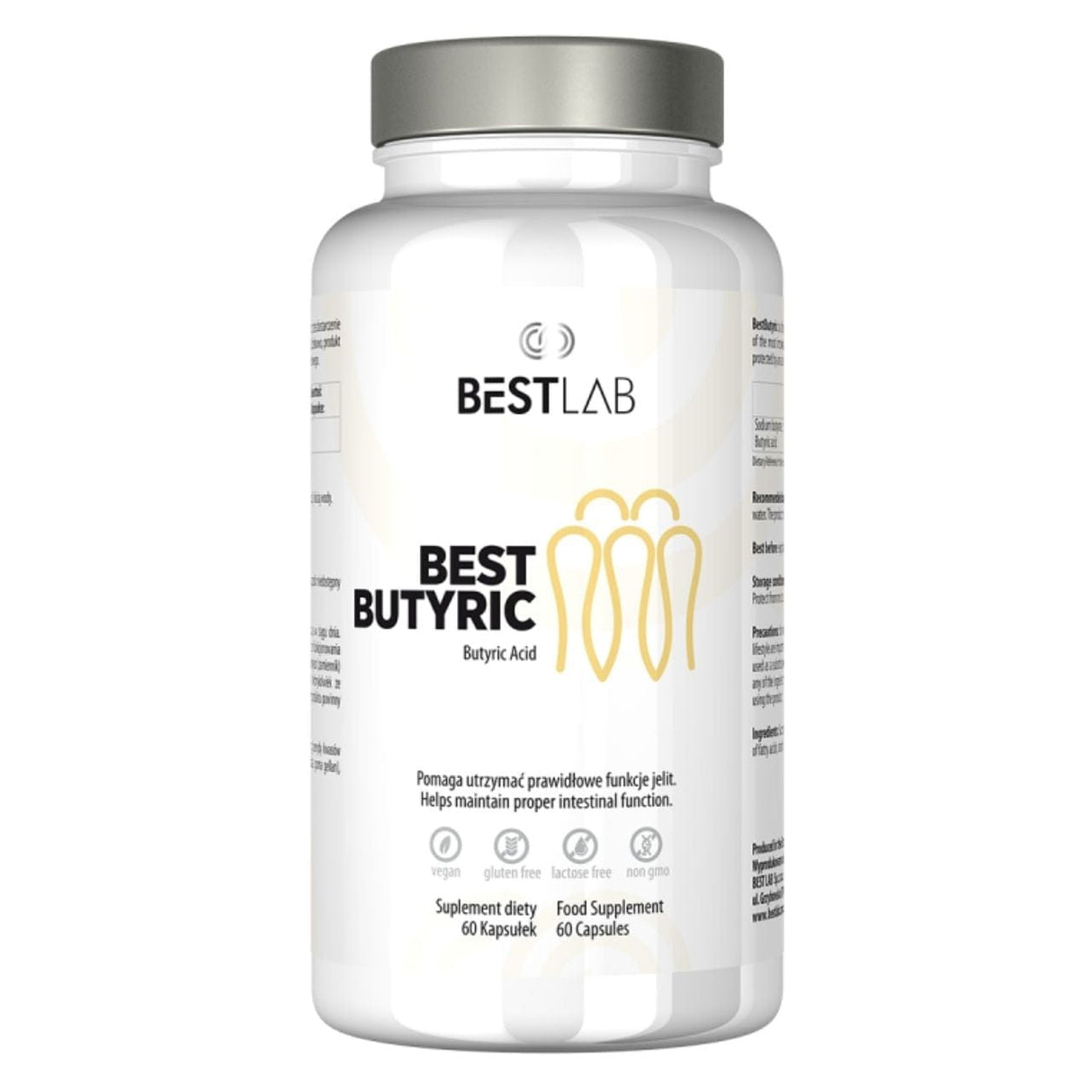 BestLab BestButyric, Sodium Butyrate - 60 Capsules
