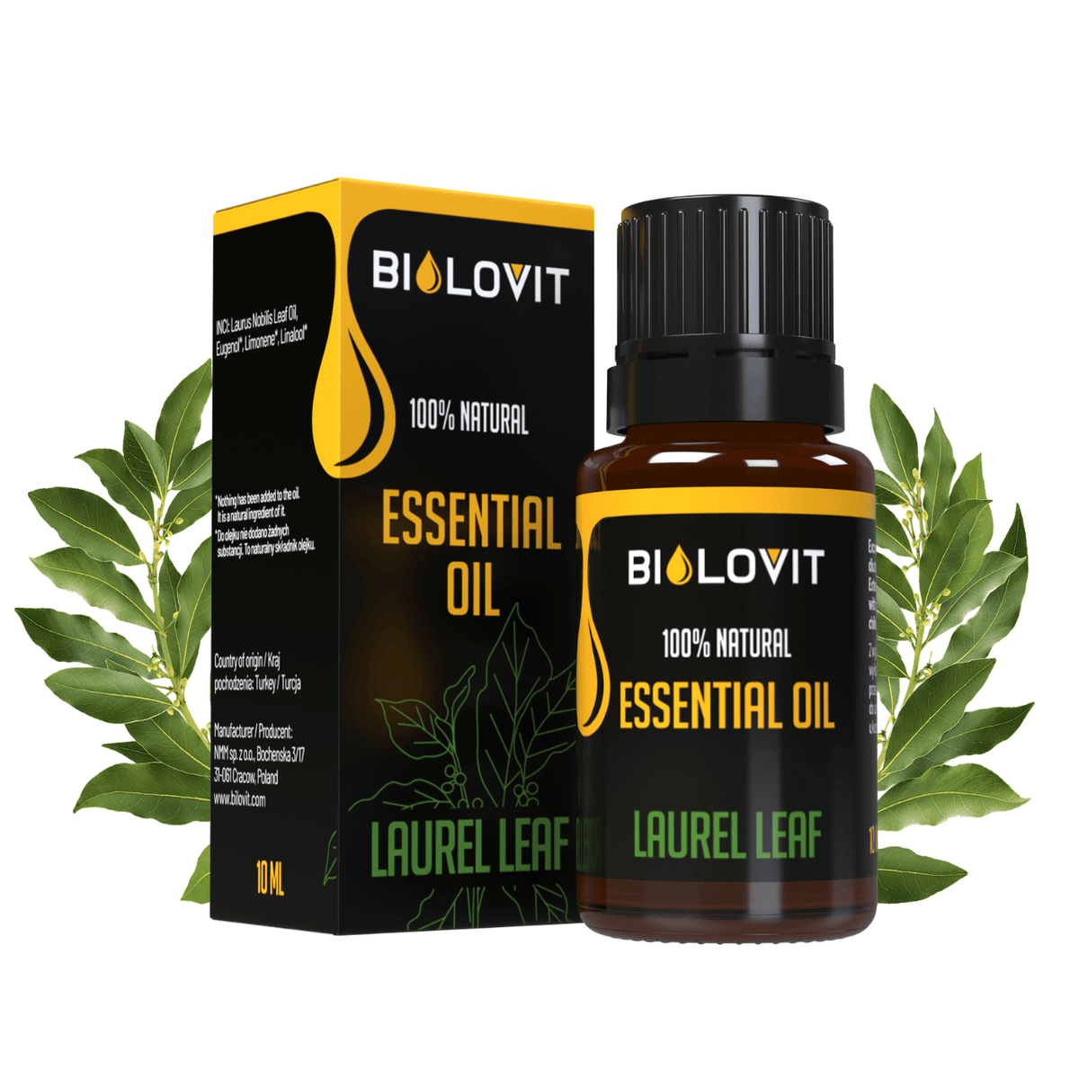 Bilovit Bay Laurel Essential Oil - 10 ml