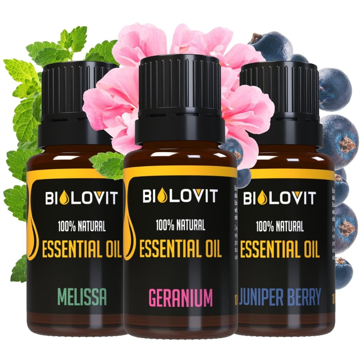 Bilovit Set of Essential Oils for Calming - 3 Pieces