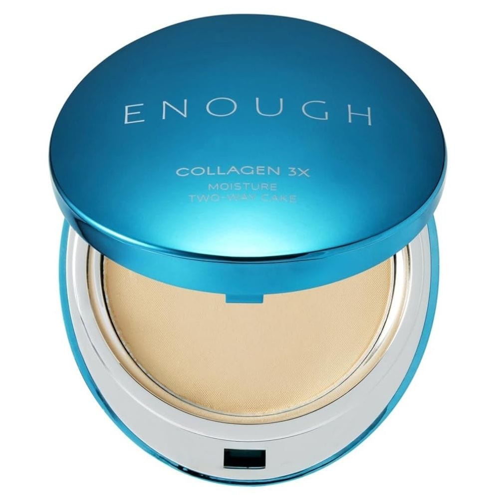 Enough Collagen 3X Moisture Two Way Cake SPF28 PA++ - 21N Transparent Beige