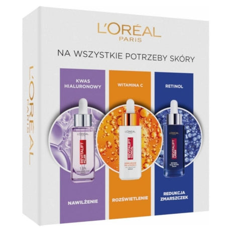 L'Oréal Paris Revitalift Vitamin C + Retinol + Hyaluronic Acid - Serum Set