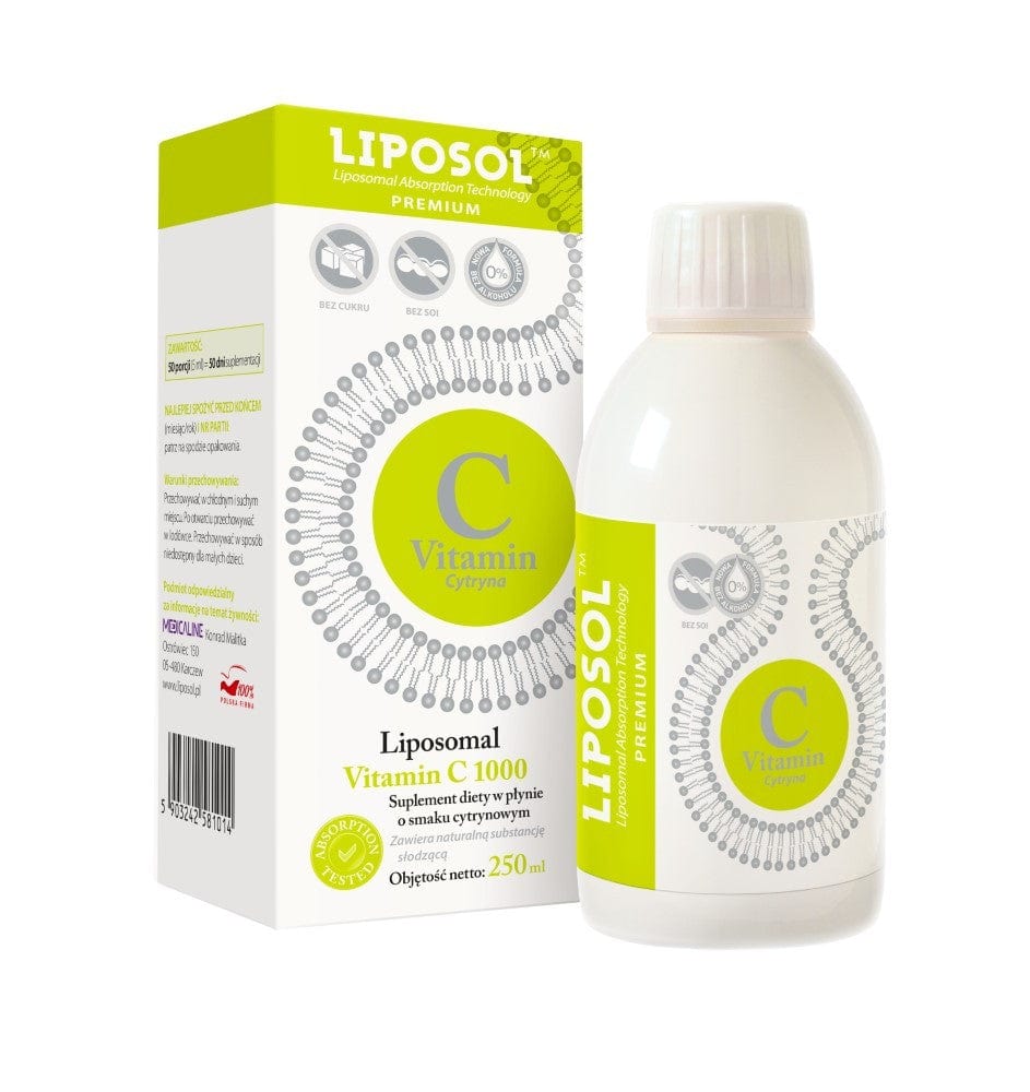 Liposomal Vitamin C 1000 (Buffered), Lemon - 250 ml