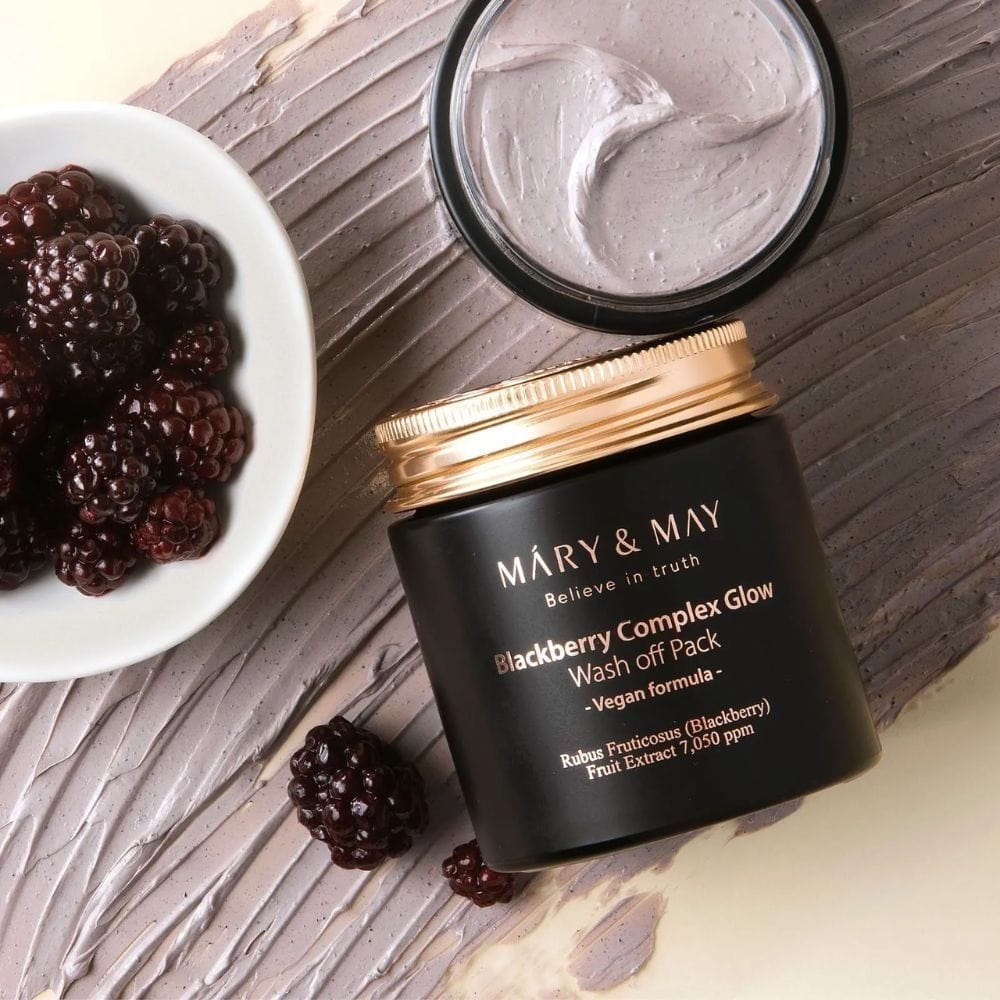 Mary&May Blackberry Complex Glow Washoff Pack - 125 g
