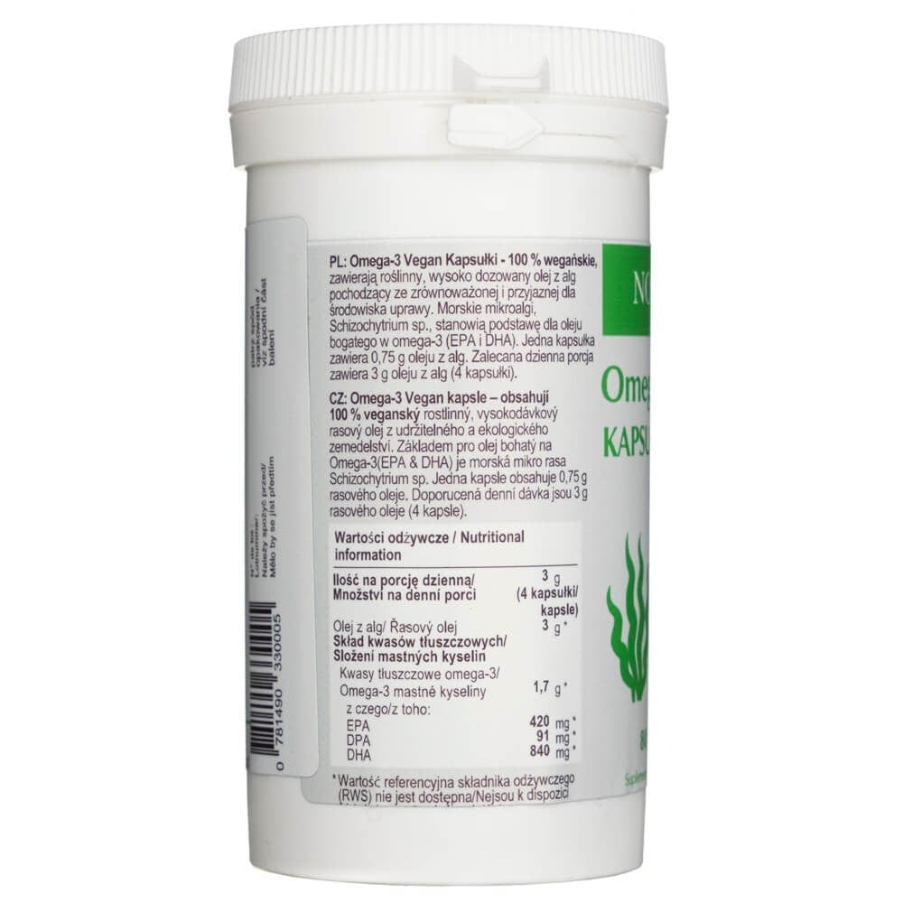 Norsan Omega-3 Vegan - 80 Capsules