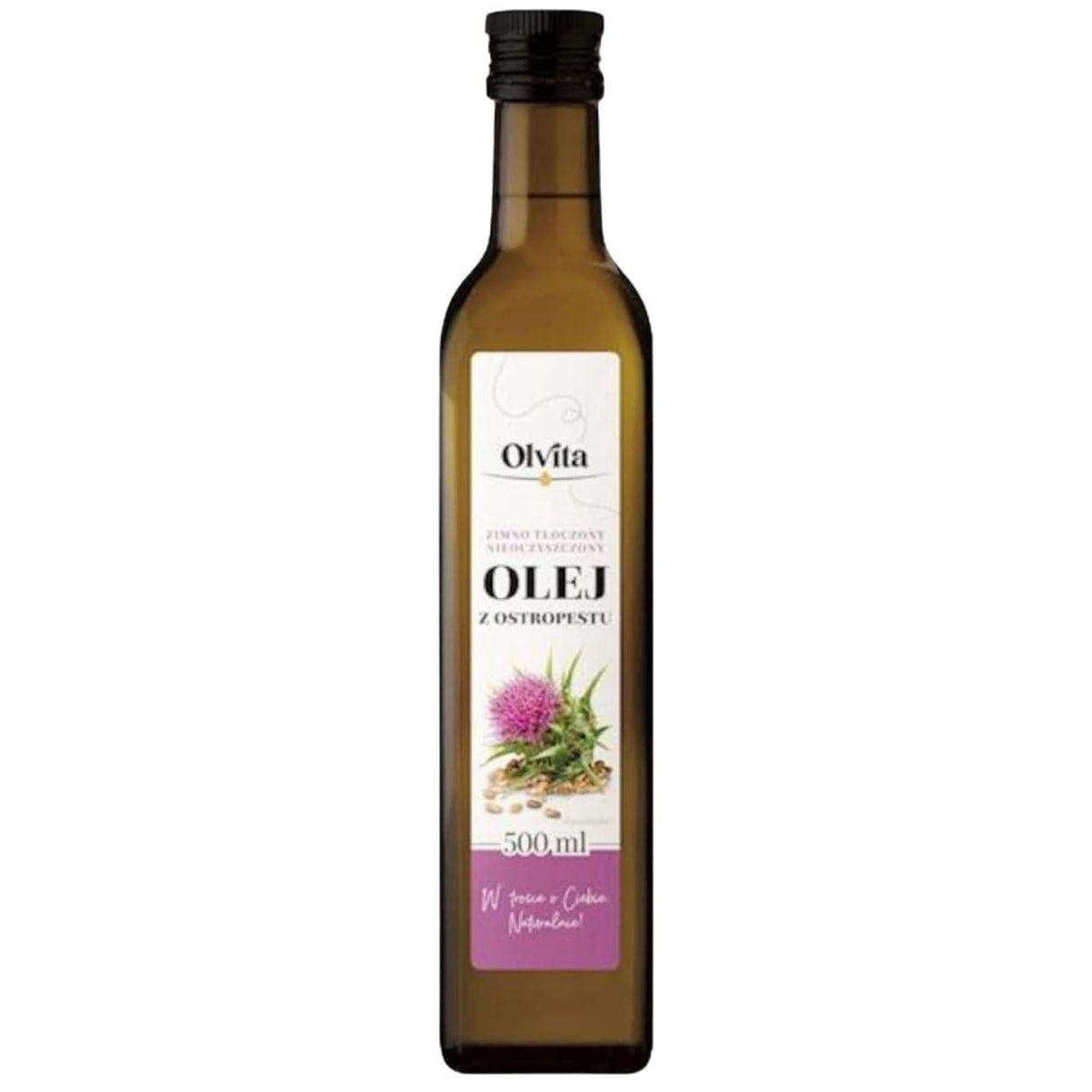 Olvita Cold-Pressed Thistle Oil Unpurified - 500 ml