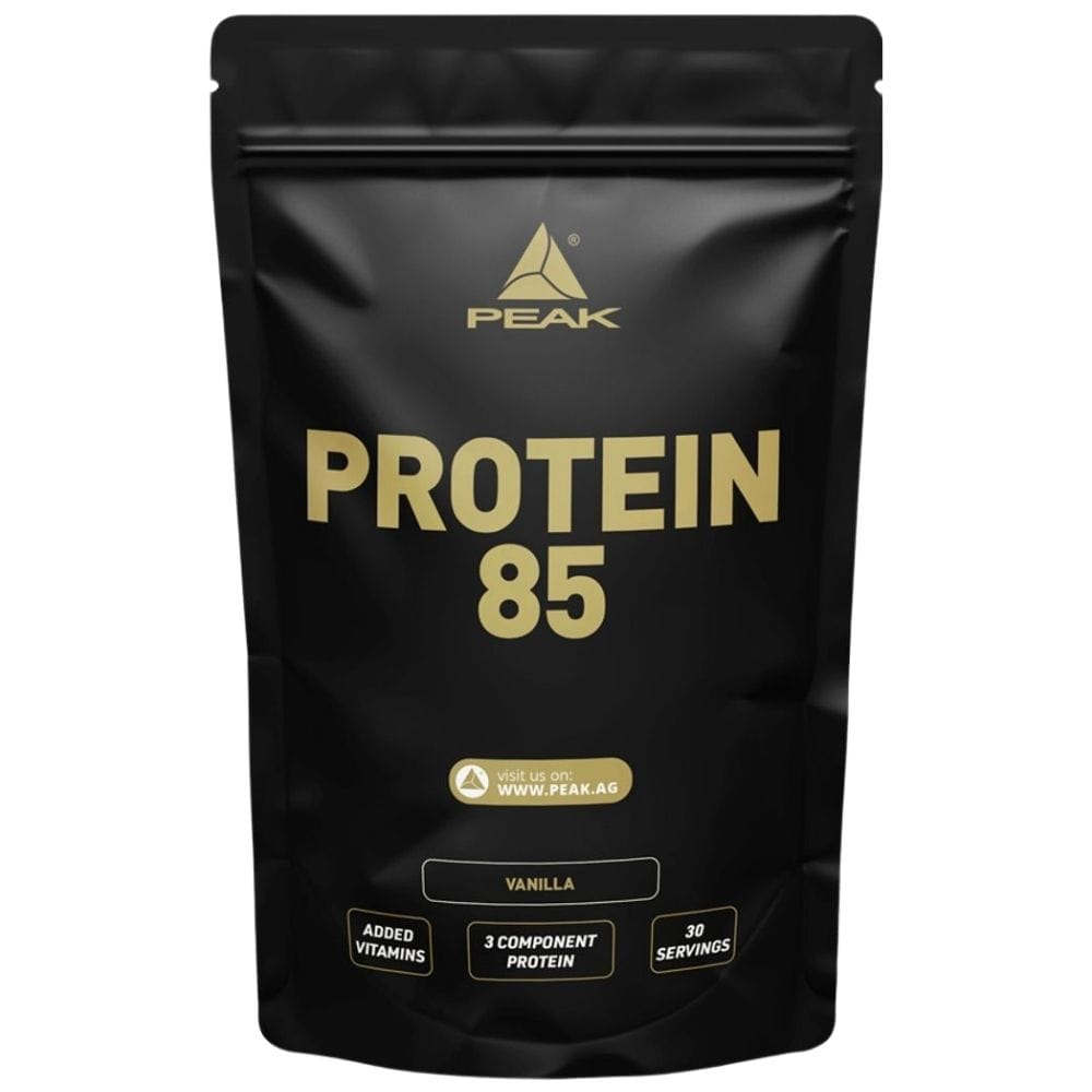 Peak Protein 85, Protein Supplement with Vitamins, Vanilla - 900 g