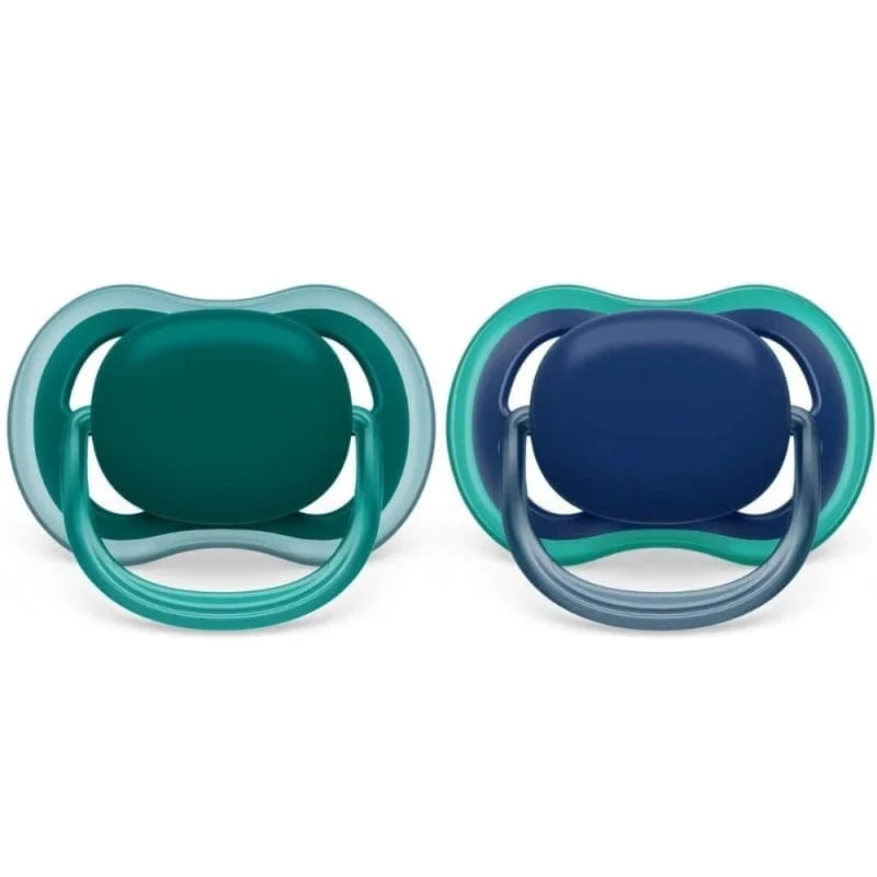 Philips Avent Ultra Air Pacifier, 6-18 Months, Boy - 2 Pieces