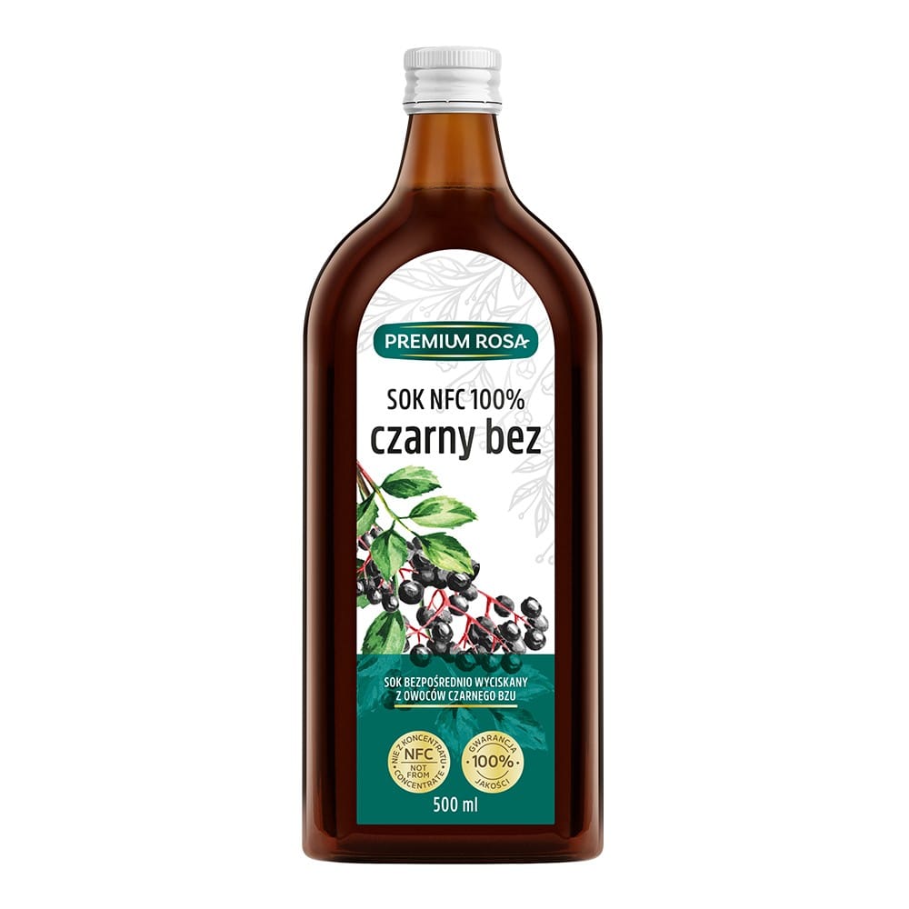Premium Rosa 100% Elderberry Juice - 500 ml