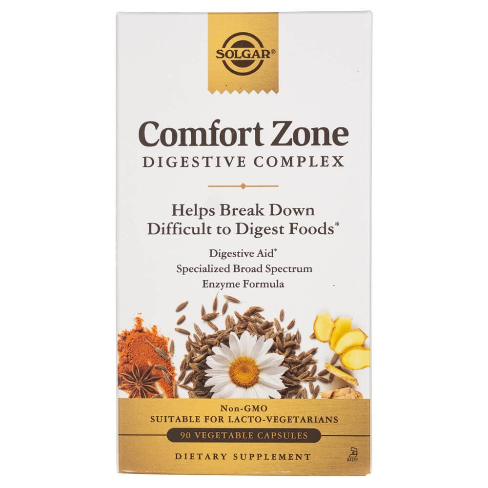 Solgar Comfort Zone Digestive Complex - 90 Veg Capsules