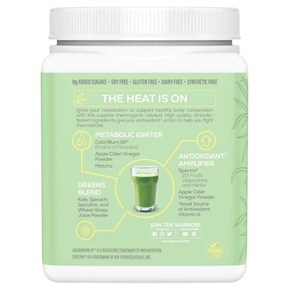 Sunwarrior Shape Thermo Greens, Green Apple - 210 g