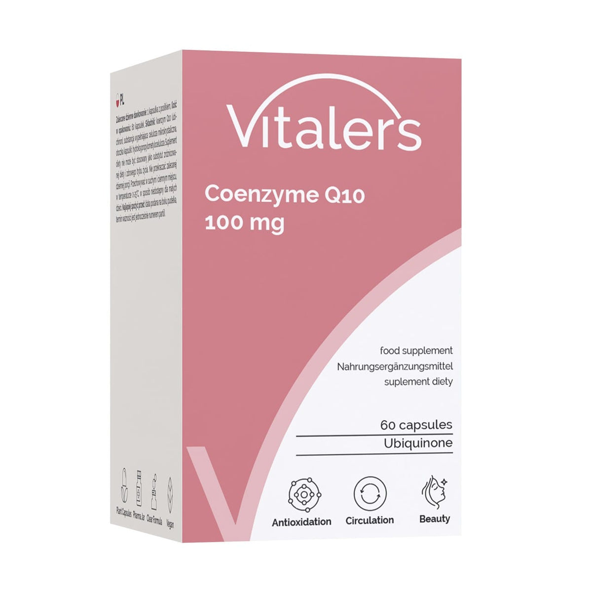 Vitaler's Coenzyme Q10 (Ubiquinone) 100 mg - 60 Capsules