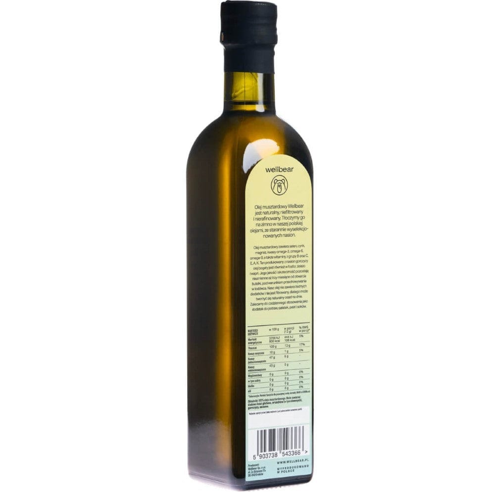 Wellbear Mustard Oil Cold Pressed - 500 ml