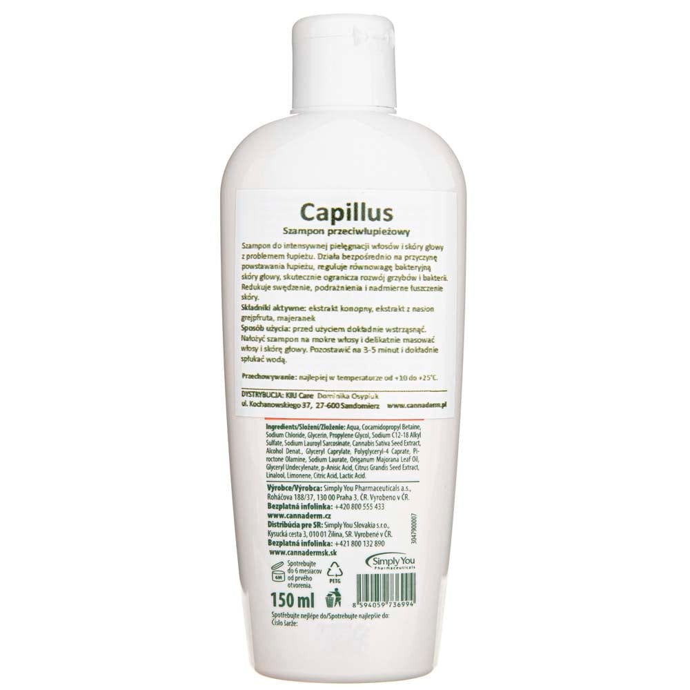 Cannaderm Capillus Anti-Dandruff Shampoo - 150 ml