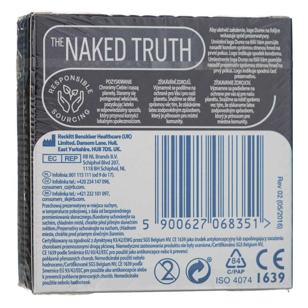 Durex Intense Orgasmic Condoms - 3 pieces