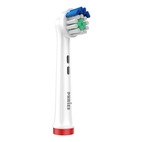 Puries Boost Electric Toothbrush Heads for Oral-B - 4 Pieces