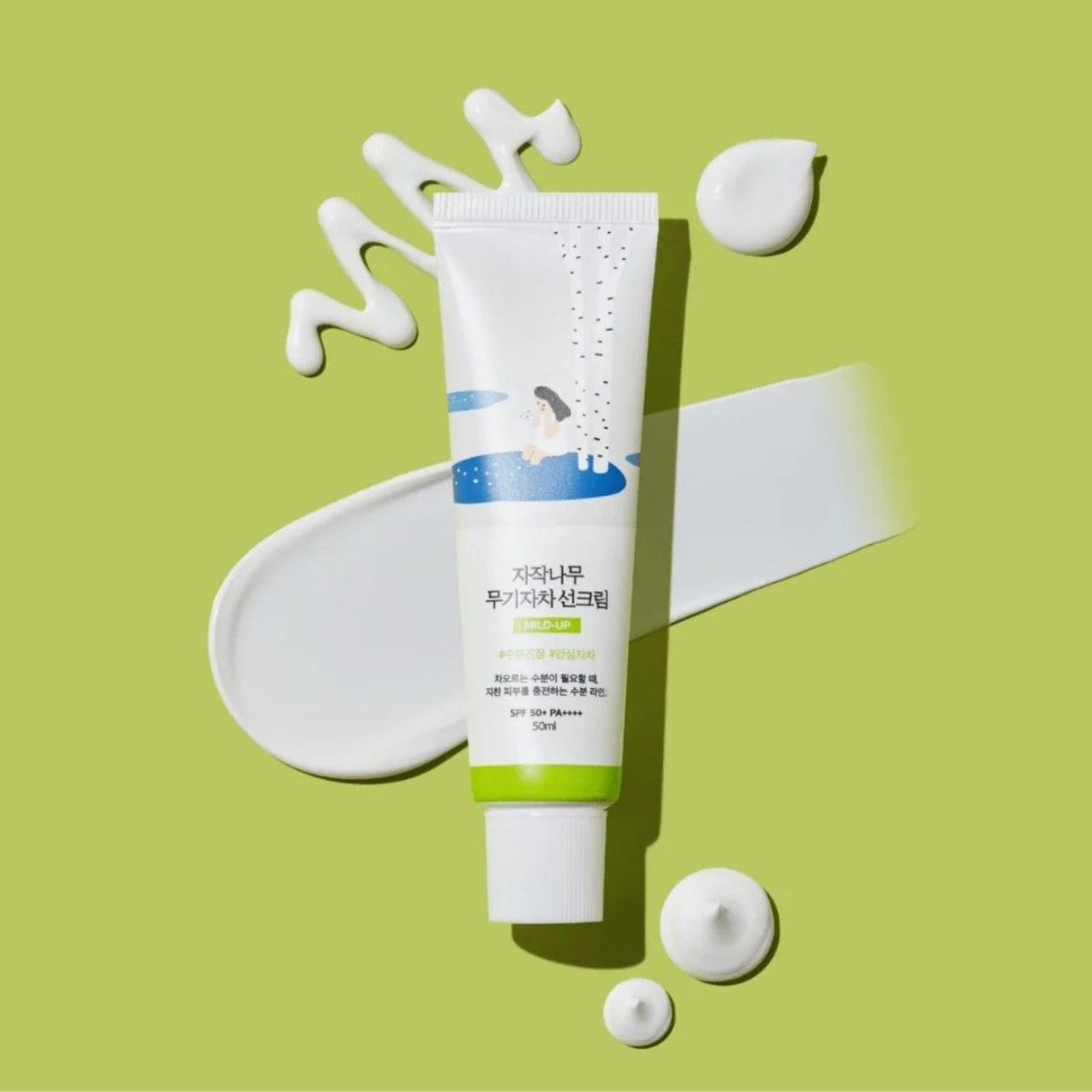 Round Lab Moisture Mild-Up Sunscreen SPF50+ - 50 ml