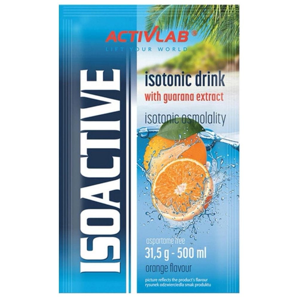 Activlab Isoactive Isotonic with Guarana, Orange - 31,5 g