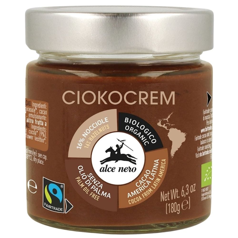 Alce Nero Hazelnut & Chocolate Cream - 180 g