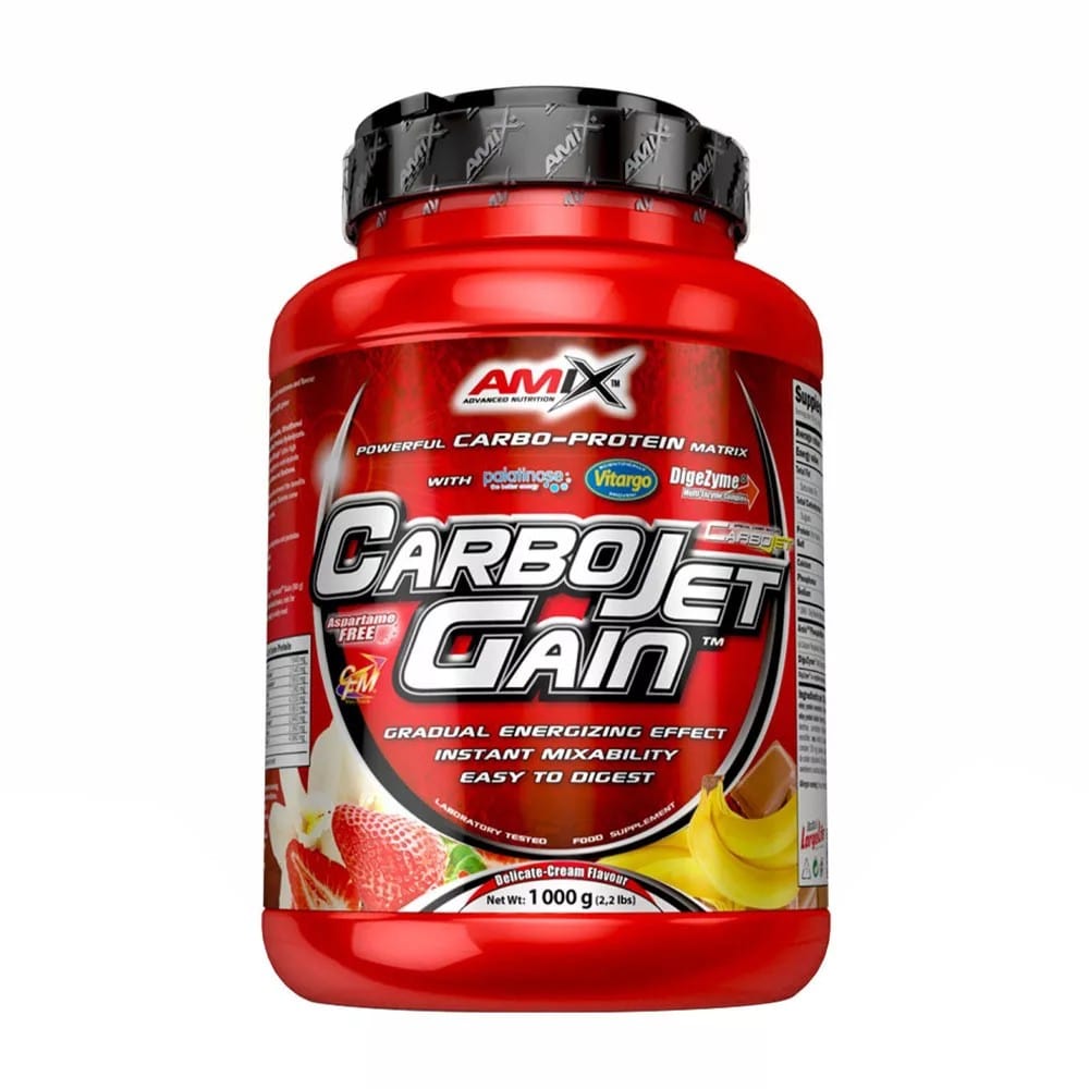 Amix CarboJET Gain, Vanilla - 1000 g