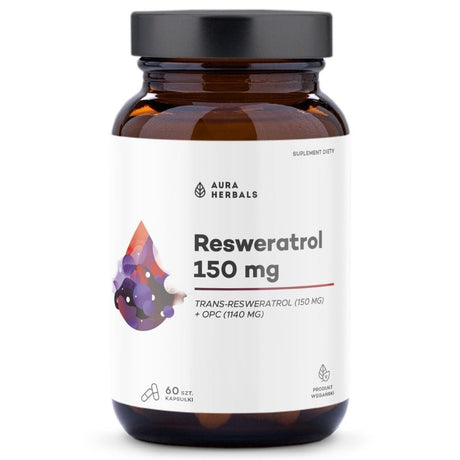 Aura Herbals Resveratrol 150 mg - 60 Capsules
