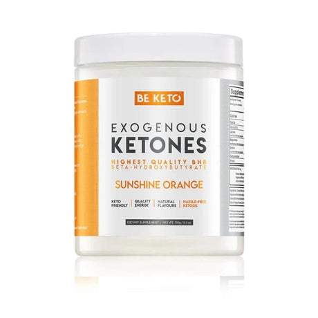 BeKeto Exogenous Ketones, Sunshine Orange - 150 g