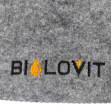 Bilovit Felt Sauna Cap, Grey - 1 Piece