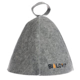 Bilovit Felt Sauna Cap, Grey - 1 Piece
