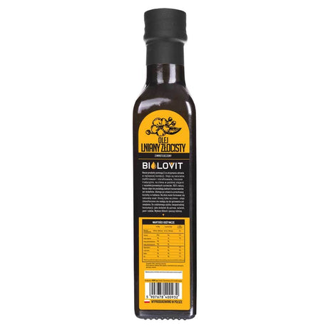 Bilovit Golden Flaxseed Oil Cold Pressed - 250 ml