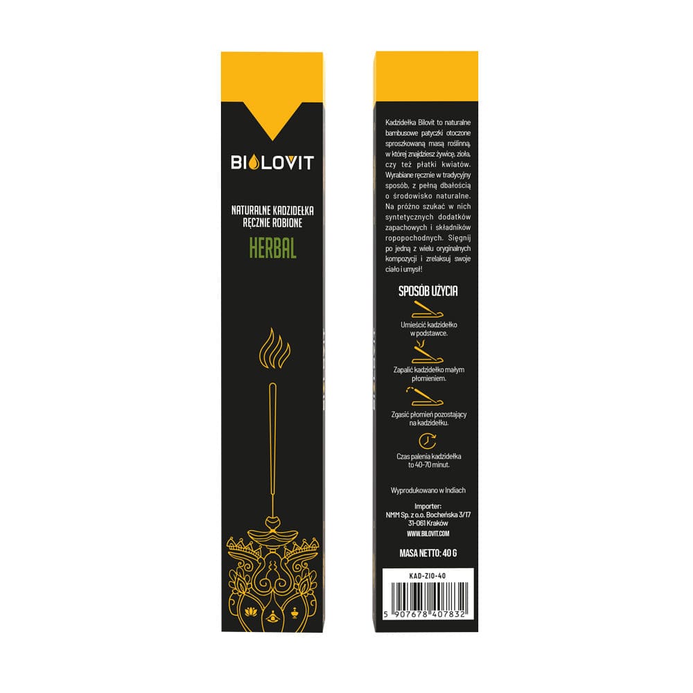 Bilovit Natural Aromatic Incense Sticks Herbal - 40 g