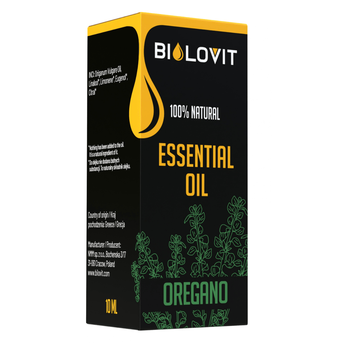 Bilovit Oregano Essential Oil - 10 ml