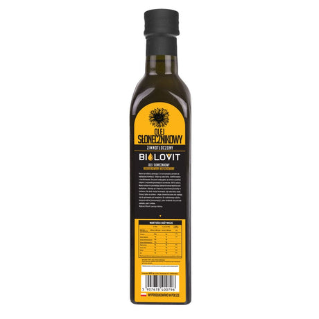 Bilovit Sunflower Oil Cold Pressed - 500 ml