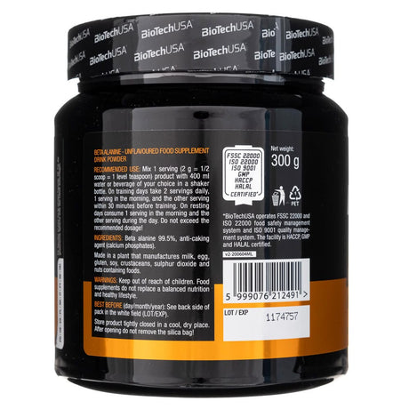 BioTech USA Beta Alanine - 300 g