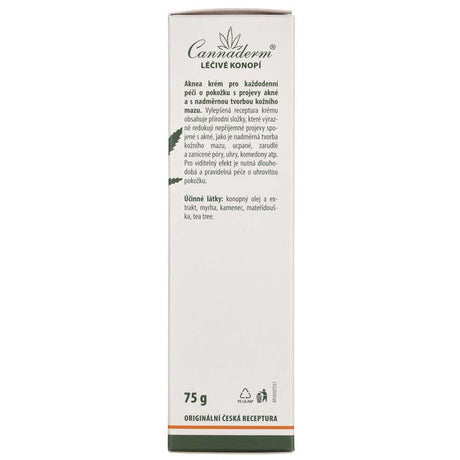 Cannaderm Aknea Acne Cream - 75 g