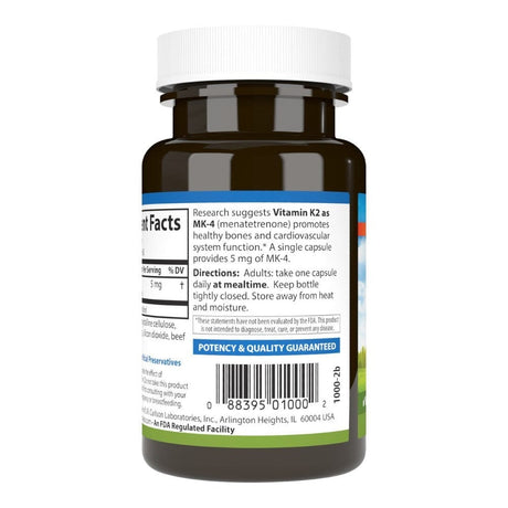 Carlson Labs Vitamin K2 (MK-4) 5 mg - 60 Capsules