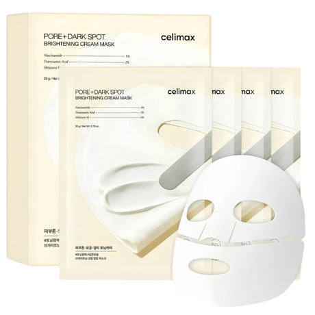 Celimax Pore+Dark Spot Brightening Cream Mask - 4 Sheets