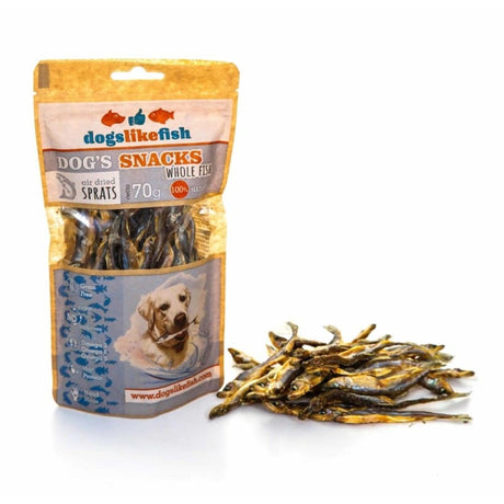 Dogslikefish Dried Sprat for Dogs - 70 g