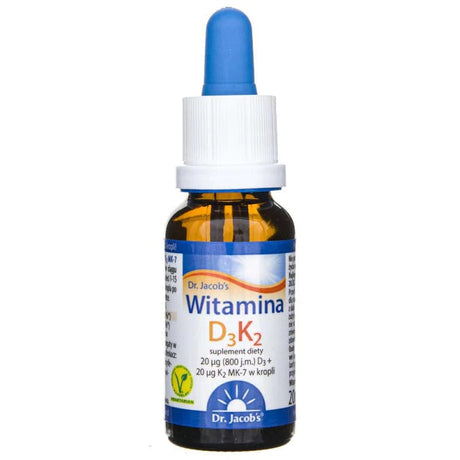 Dr. Jacob's Vitamin D3+K2, drops - 20 ml