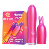 Durex Play Vibe & Tease 2in1 Vibrator with Stimulating Tip