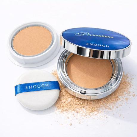 Enough Ultra X10 Two Way Cake Mattifying Powder with SPF50+ - Shade 21