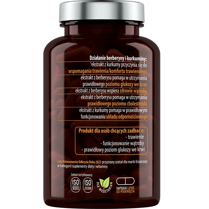 Essensey Berberine + Curcumin 300 mg - 90 capsules