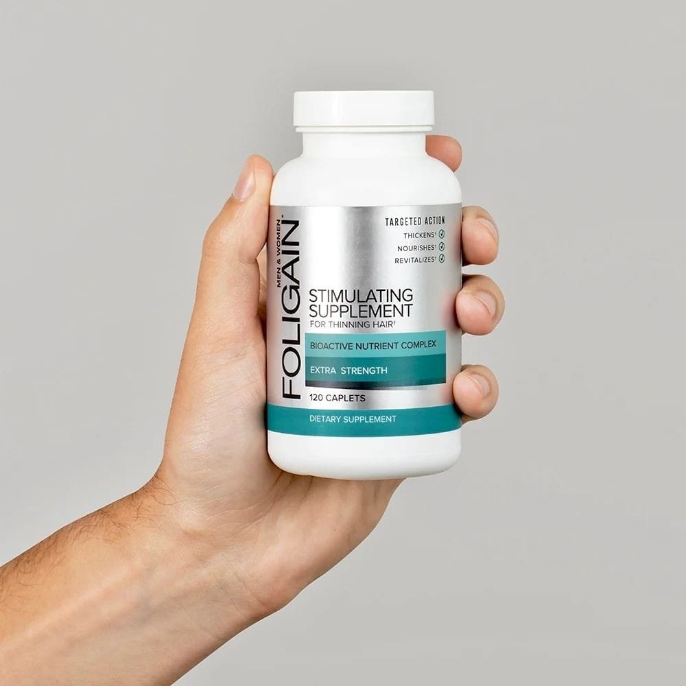 Foligain Hair, Skin & Nails Supplement - 120 Tablets