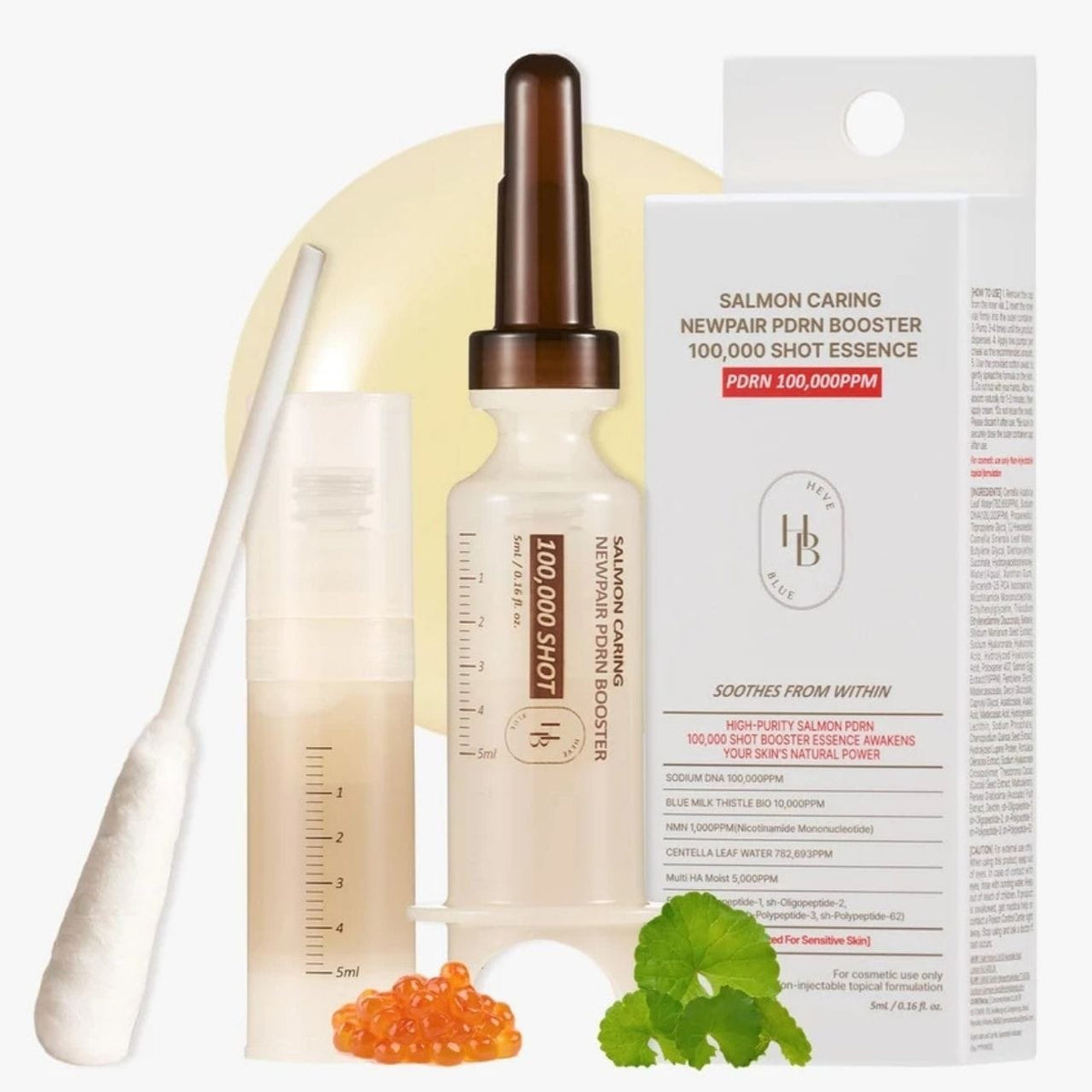 HEVEBLUE Salmon Caring Newpair PDRN Booster Shot Essence - 5 ml