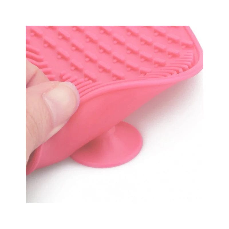 Lash Brow Silicone Brush Cleaning Mat XL, Pink - 22.5 x 17 cm