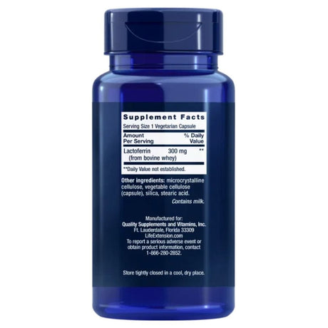 Life Extension Lactoferrin (Apolactoferrin) - 60 Capsules