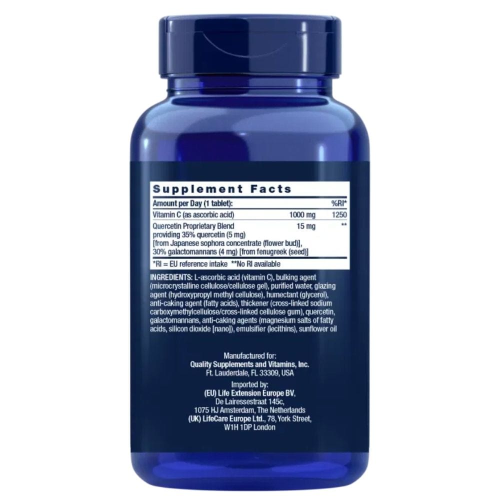 Life Extension Vitamin C and Bio-Quercetin Phytosome - 250 Tablets