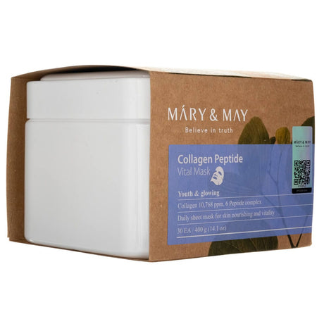 Mary&May Collagen Peptide Vital Mask - 30 pieces