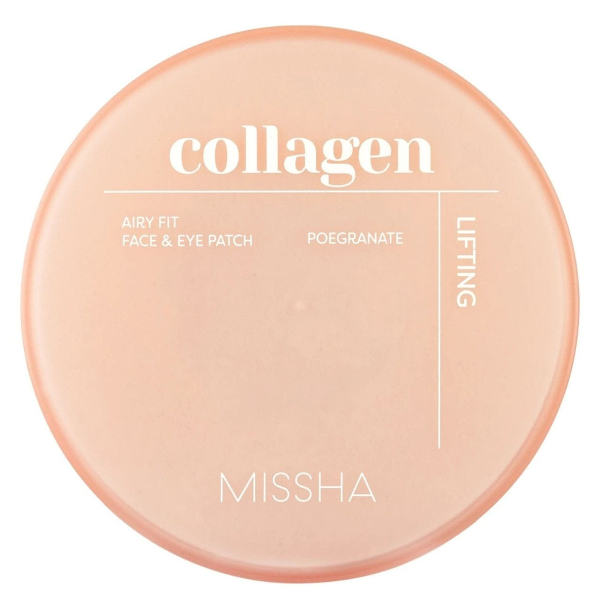 Missha Airy Fit Collagen Lifting Face & Eye Patch - 60 Pieces