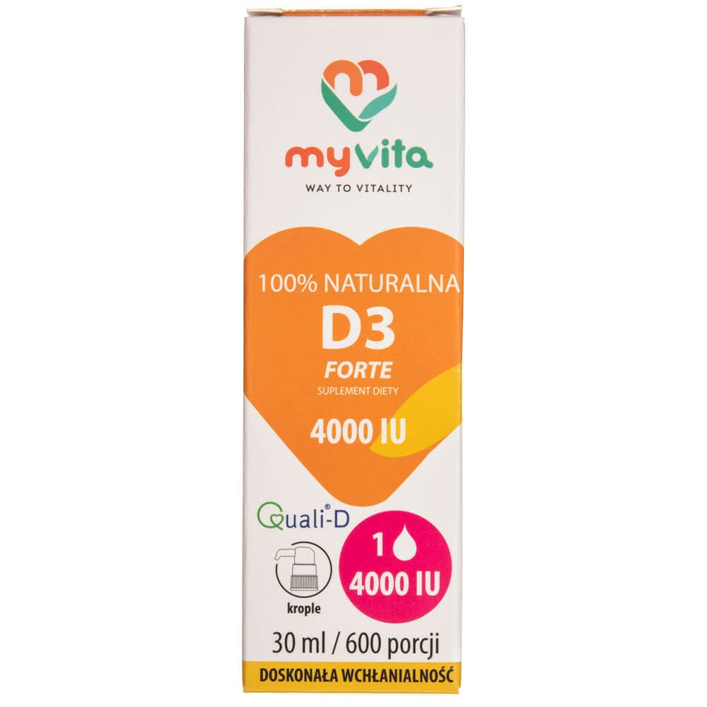 MyVita Vitamin D3 4000 IU Max - 30 ml
